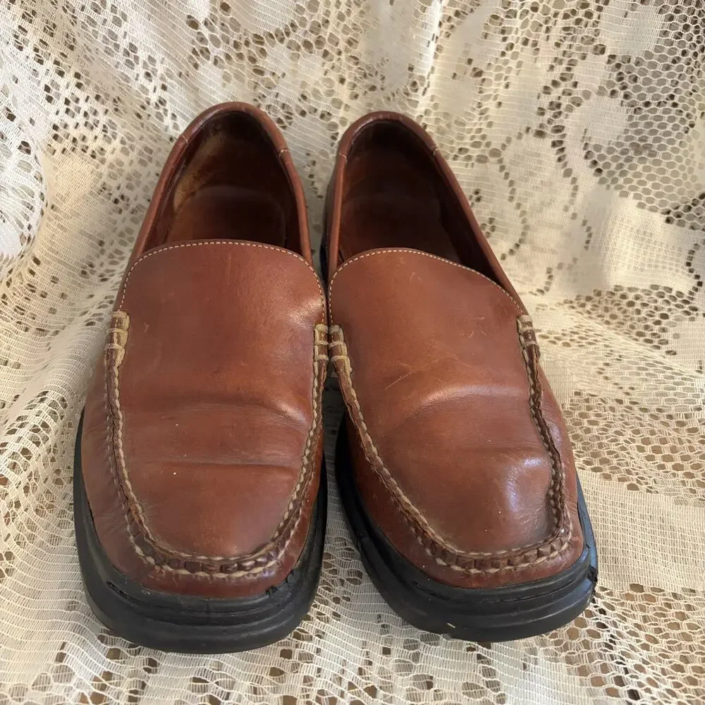 Cole Haan Men's US 9 M Country Leather Venetian Loafer Shoes